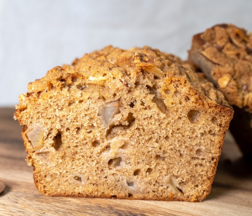 Brown Butter Apple Pear Bread