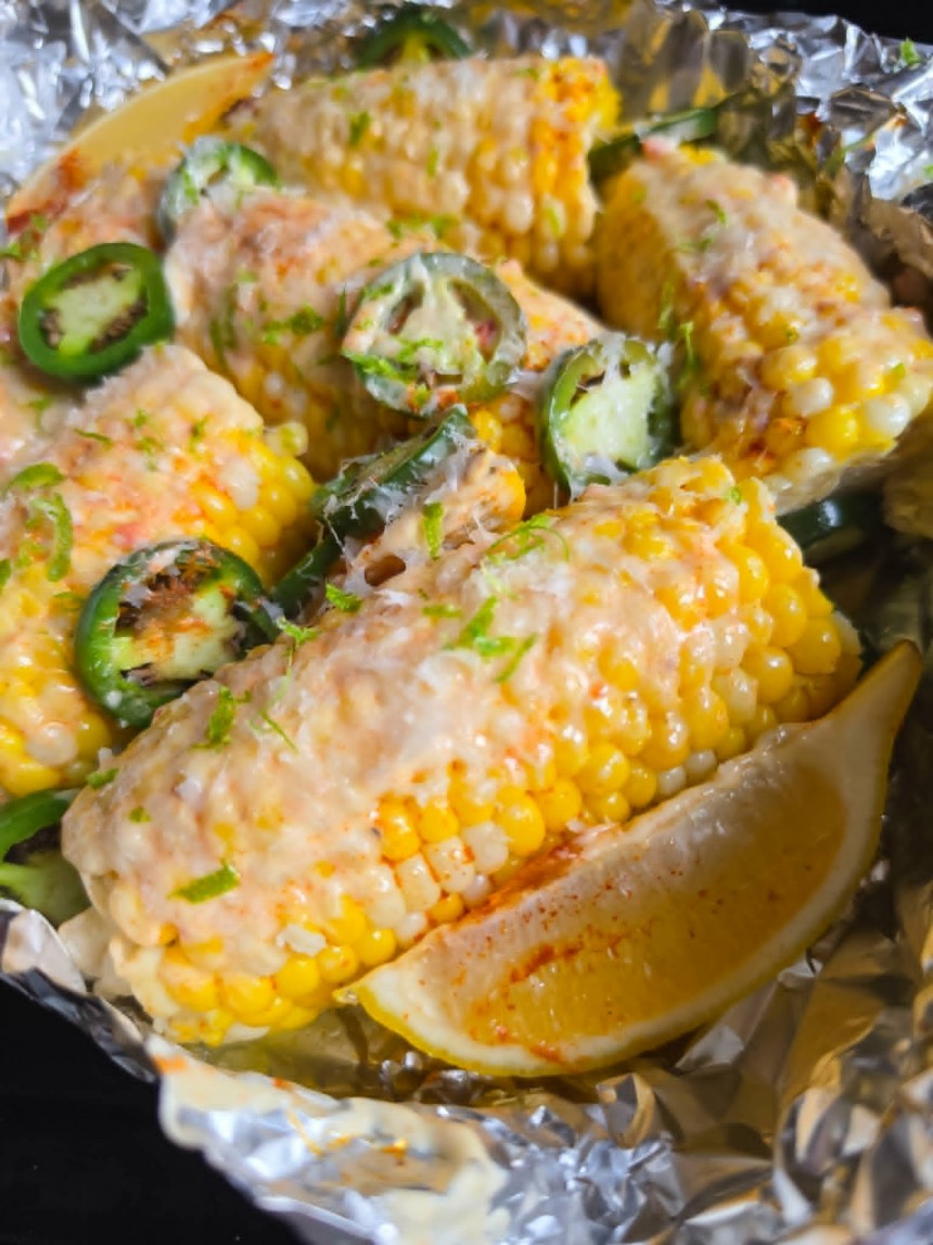 Buttery Elote Style Cobs