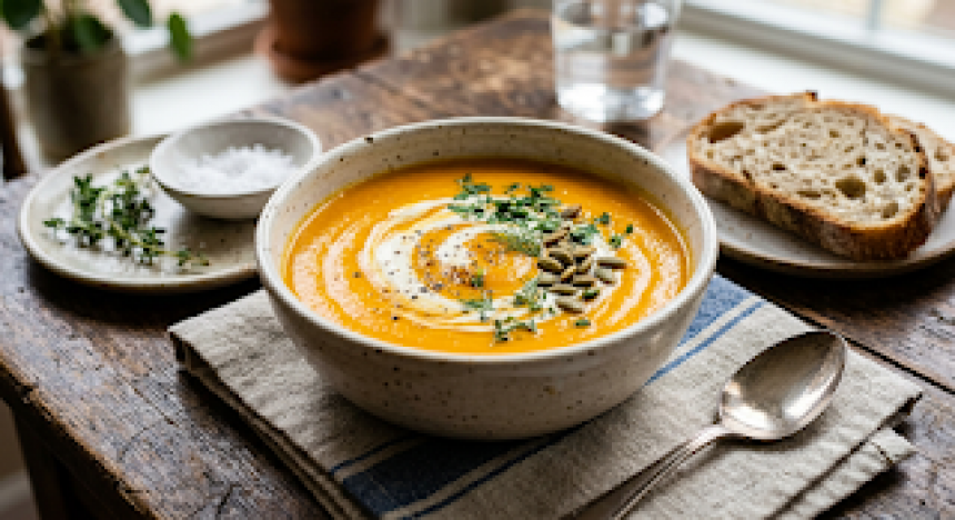 How to Make Cream of Carrot Soup: A Deli...