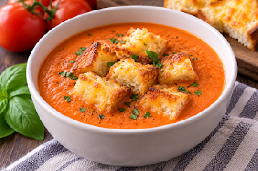 Savor the Taste: Crafting Creamy Tomato...