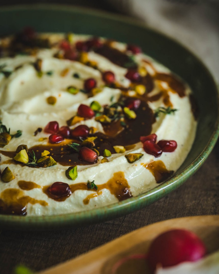 Fig & Pomegranate Molasses Whipped Feta...