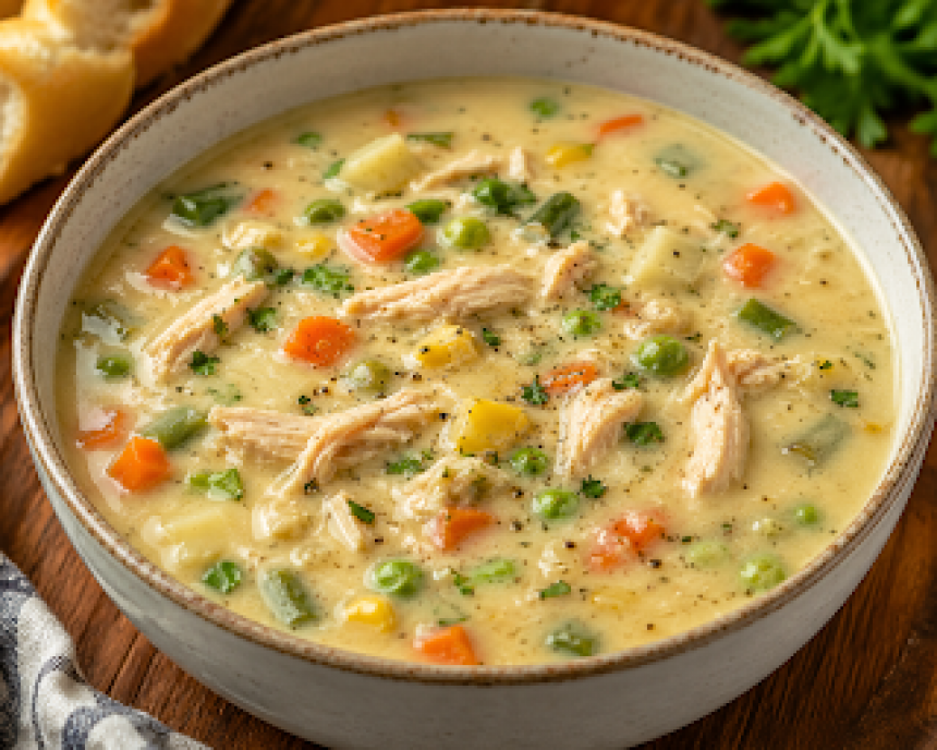 Nourishing Creamy Chicken and Vegetable...