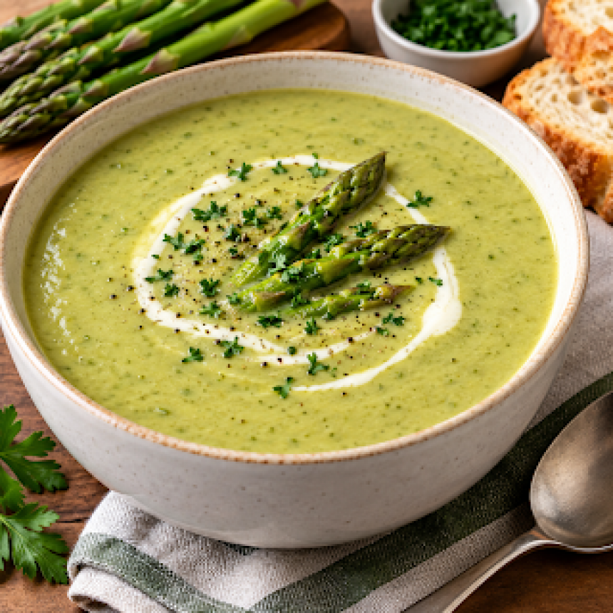 Cream of Asparagus Soup: A Nutritious an...