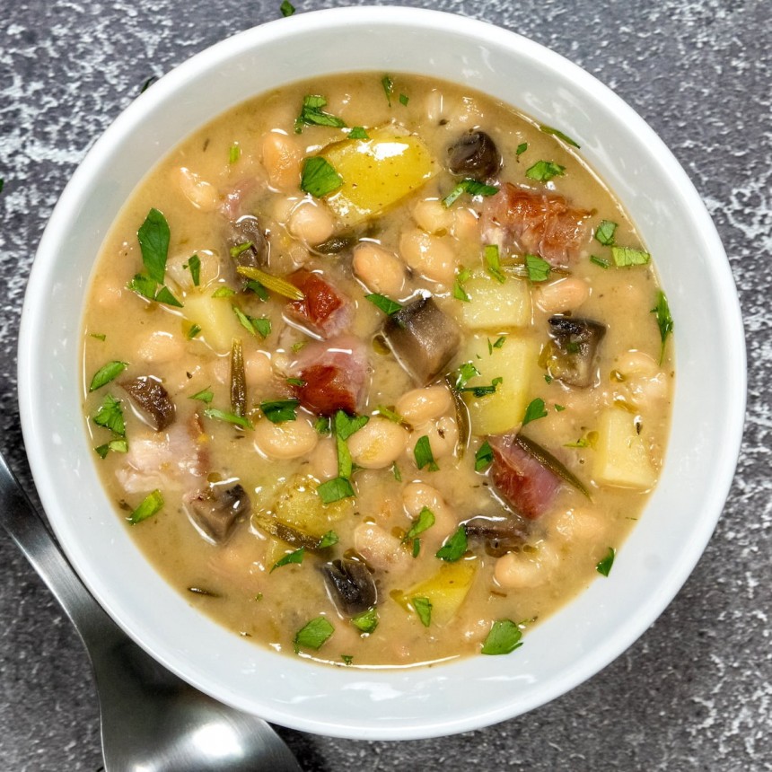 Ham Hock and White Bean Soup