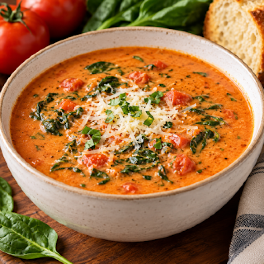 Tomato Florentine Soup: A Deliciously Si...