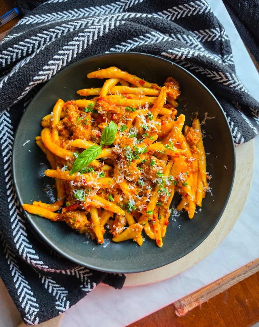 Spicy Sausage & RRP Maccheroni Bolognese