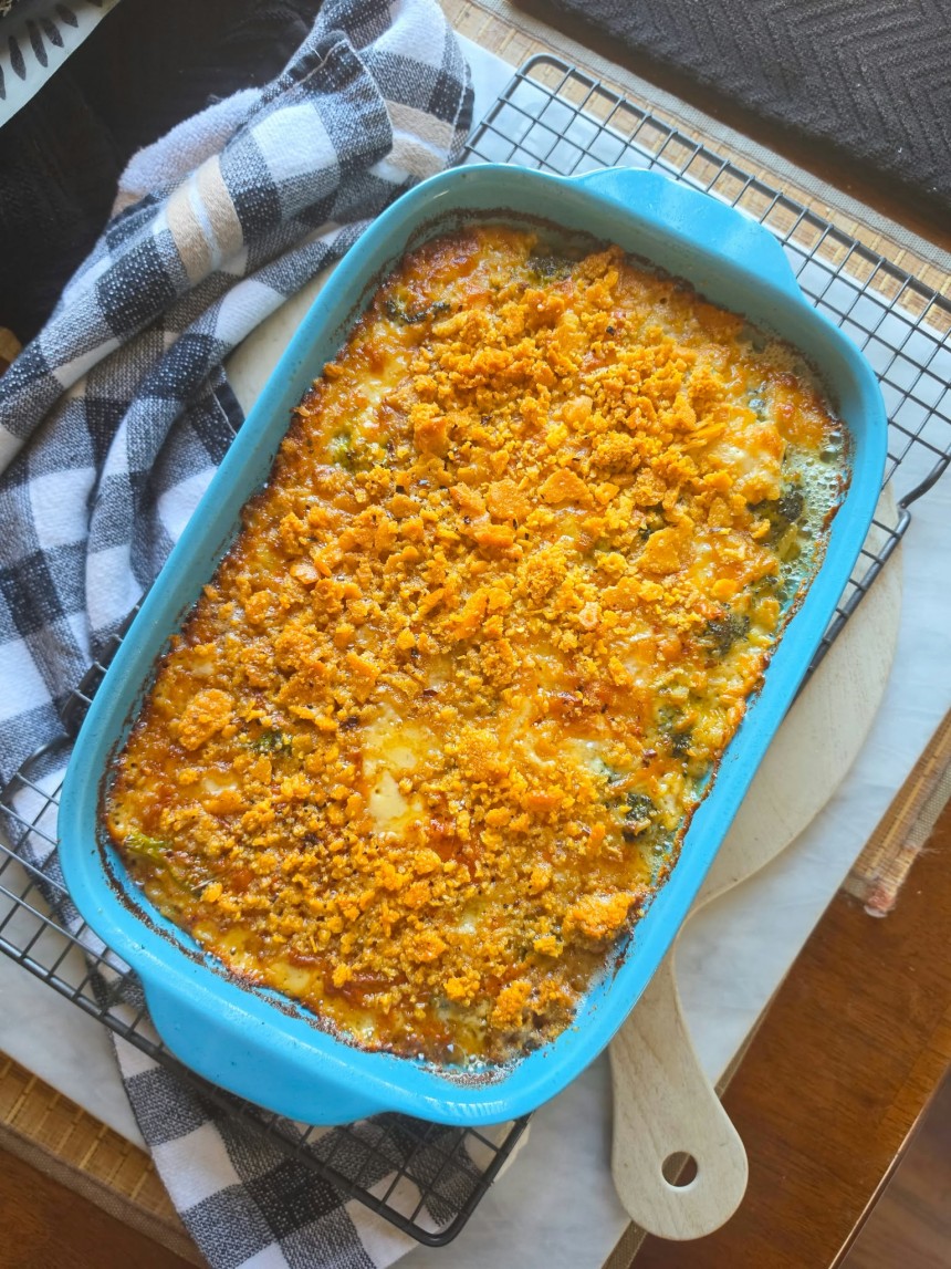 Cheesy Broccoli Rice Casserole